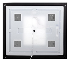 Зеркало BelBagno SPC-KRAFT-1000-800-LED-TCH-WARM-NERO 100x80 см антипар, черный