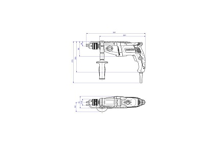 Ударная дрель Metabo SBE 780-2 600781000