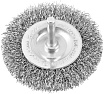 Кордщетка стальная плоская для дрели 75 мм MONOGRAM 106-885
