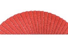 Круг лепестковый торцевой, прямой, керамика 125х22.2 мм, P-60 ABRAFORM AF-FLAP-FT-125-P60-CRM