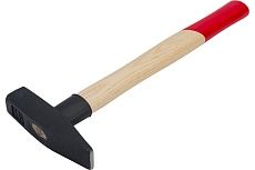 Молоток Политех с квадратным бойком, деревянная ручка, 400г 2535040