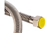 Подводка для газа СТМ ГАЗ сильфонная, 1/2", гайка-штуцер, 180 см CGHM1218