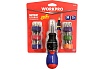 Отвертка WORKPRO 2X DRIVE 38-в-1 короткая с трещоткой WP221050