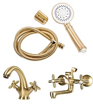 Душевой набор Agger Retro A1931188 3в1 бронза