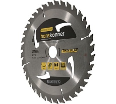 Диск пильный 165х20 мм, 36Z Hanskonner H9022-165-20-36T