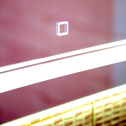 Зеркало Бриклаер Эстель-1 100 см с подсветкой, сенсор на зеркале, 4627125414244