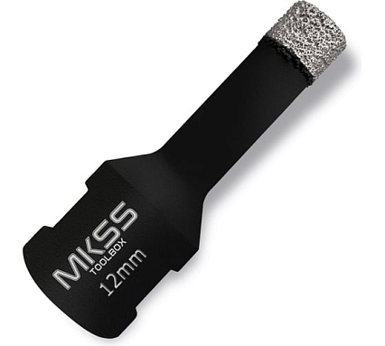 Коронка алмазная универсальная MKSS Toolbox KS2803 HARD W 12 мм, M14 для УШМ KS28030012