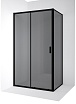 Душевой уголок Ambassador Forsa 100x80 17022216ABB-80ABB тонированный, черный