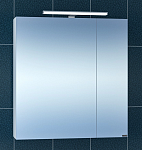 Зеркальный шкаф Санта Стандарт 113009 70 см со светильником
