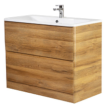 Мебель для ванной BelBagno Albano 100 см напольная, Rovere Rustico