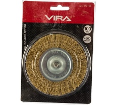Щетка для дрели плоская, 100 мм VIRA 573100