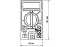 Цифровой мультиметр TDM серии МастерЭлектрик М-7300 SQ1005-0010
