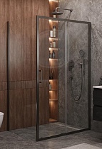 Душевой уголок Cezares MOLVENO-AH-11-120/90-C-GM-IV 120x90 прозрачный, оружейная сталь