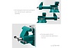 Слесарные тиски Kraftool Reversible 140 мм, расход 273 мм 32705-140
