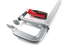 Цельностальная струбцина BESSEY с поворотной рукояткой, 5 кН, 500 x 120 мм BE-GZ50-12KG