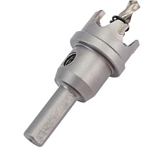 Коронка по металлу HM (25х12 мм; хвостовик 10 мм; комплект) D.BOR HS-HM-12-025-T