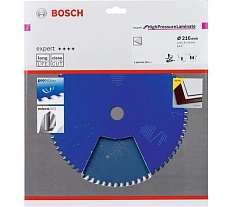 Диск пильный Expert for High Pressure Laminate (216x30 мм; 2.8/1.8 мм; 64T) Bosch 2608644355