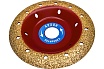 Чашка победитовая обдирочная скругленная АРХОН 125х22.23 мм, Р40 Vertextools 08-09-125-40