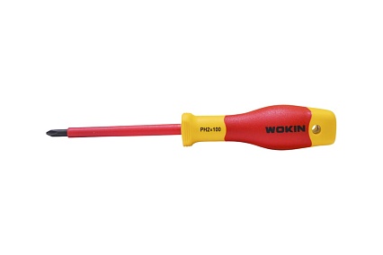 Диэлектрическая отвертка крестовая Wokin PH2x100 мм 1352860