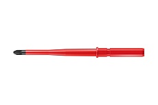 Сменная отвёртка с зауженным стержнем WERA Kraftform Kompakt VDE 65 iS PZ1x154 мм WE-003455