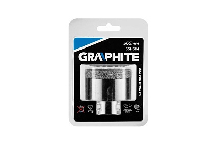 Сверло корончатое (65 мм; M14) Graphite 55H314
