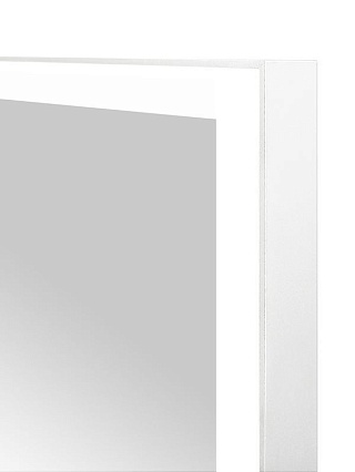 Зеркало Континент Frame White LED 60x80 см с подсветкой, белый ЗЛП944