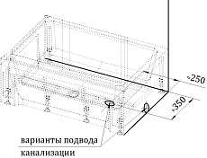 Поддон для душа Радомир Верчелли 1-11-0-2-0-013 119x81 R