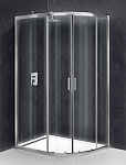 Душевой уголок BelBagno UNO-195-RH-2-120/90-C-Cr 120x90 прозрачный