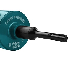 Коронка алмазная LUFTER MAGNETIC LOCK SDSplus без удара, бетон, армобетон 82 мм 026-82