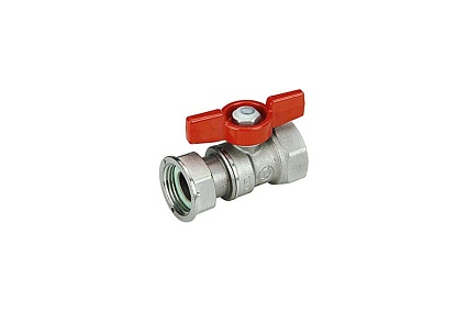 Шаровой кран Giacomini 1x1 В-В с рукояткой бабочка, латунь нов.арт. R251PY006 R251PY026