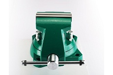 Слесарные тиски Sata 5&quot; 133 мм, с поворотным механизмом, вес 21 кг 70842