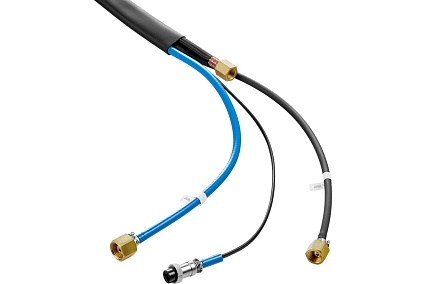 Горелка TIG TP 25 (M12x1, 1/4G, 3/8G, 2PIN) 8 м TBW2501-08 ПТК 00000030902