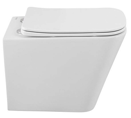 Подвесной унитаз Belbagno Ardente-Tor BB520CH-TOR безободковый, со смывом Торнадо, белый