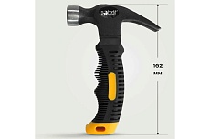 Молоток-гвоздодер Pobedit MINI, Black, 250 гр 2533625
