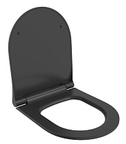 Крышка-сиденье Ambassador Nord 132T20201S тонкое, черный матовый
