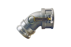 Алюминиевый камлок TITAN LOCK тип DА, переходник 45 розетка 4&quot; х ниппель 4&quot; TL400DAAL45