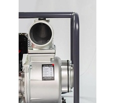 Мотопомпа бензиновая, поверхностный насос POWERAC 100 мм, 7 л.с, 1350 л/мин, PRWP40B