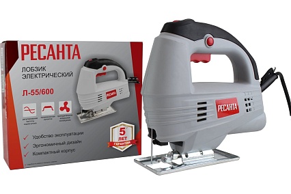 Электрический лобзик Ресанта Л-55/600 75/9/1