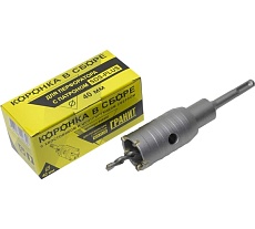 Коронка в сборе с хвостовиком и центрирующим сверлом (40 мм; SDS-plus) Гранит 444440