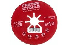 Диск шлифовальный гофрированный 125 мм, P120 Faster Tools 5810