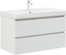 Мебель для ванной Aquanet Вега 90 см белый глянец