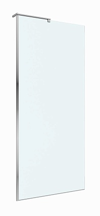 Душевая перегородка Belbagno UNO-L-1-TB-80-C-Cr 80x200 прозрачная, хром
