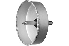 Коронка-чашка в сборе с державкой и сверлом Зубр Профессионал 102х25 мм, карбид-вольфрамовая крошка 33360-102_z01