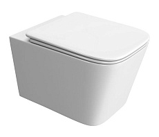 Подвесной унитаз Belbagno Due BB5171CH-TOR/SC безободковый, смыв Tornado, белый