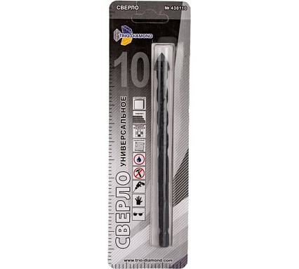 Сверло универсальное 10 мм TRIO-DIAMOND 430110