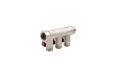 Коллектор VRT 3/4&quot;x1/2&quot;, с отсечными кранами, 3 выхода 531862