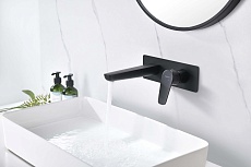 Смеситель для раковины Aquatek Бетта AQ1113MB черный матовый