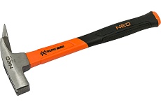 Шиферный молоток Neo Tools 600 г, рукоятка из стекловолокна 25-131
