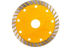 Диск алмазный отрезной Турбо (115x22.2x2.4x10 мм) Kranz KR-90-0120