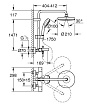 Душевая стойка Grohe Tempesta Cosmopolitan 210 26223001